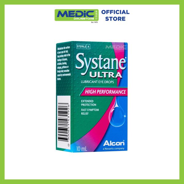 Alcon Systane Ultra Lubricant Eye Drops 10ml