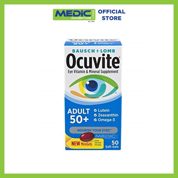 Bausch and Lomb Ocuvite Eye Vitamin Adult 50+ 50s