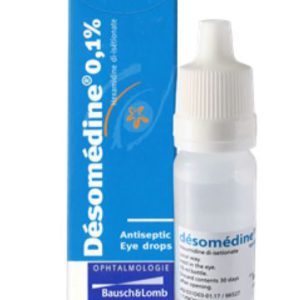 Bausch and Lomb Desomedine 0 1% Antiseptic Eye Drops 10ml