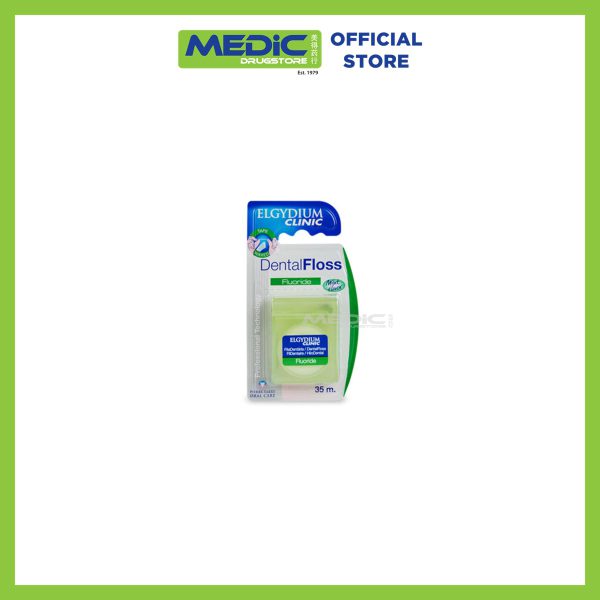 Elgydium Dental Floss Fluoride 35m