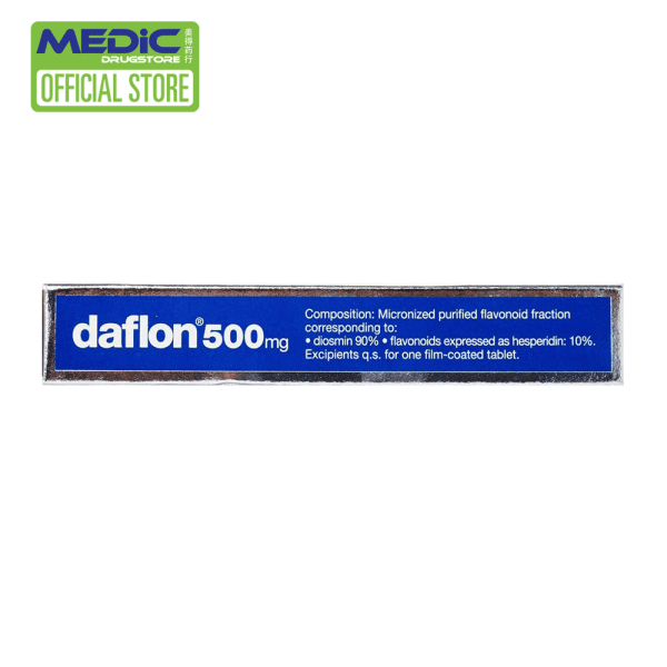Daflon 500Mg 30 Film-Coated Tablets