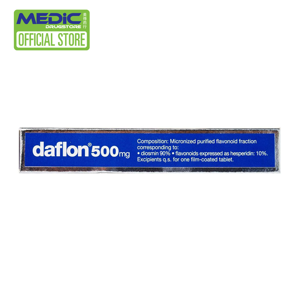 Buy Daflon 500 Mg Tab 30S Online at Best Price & Same Day Delivery at  NextDoorMed