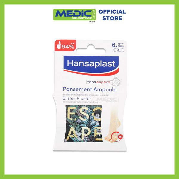 Hansaplast Blister Plaster Pansement Ampoule Small 6s