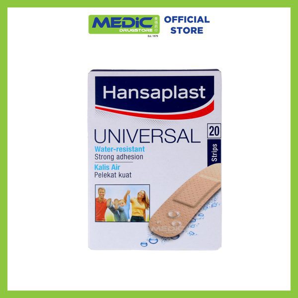 Hansaplast Universal Water Resistant Plaster 20s