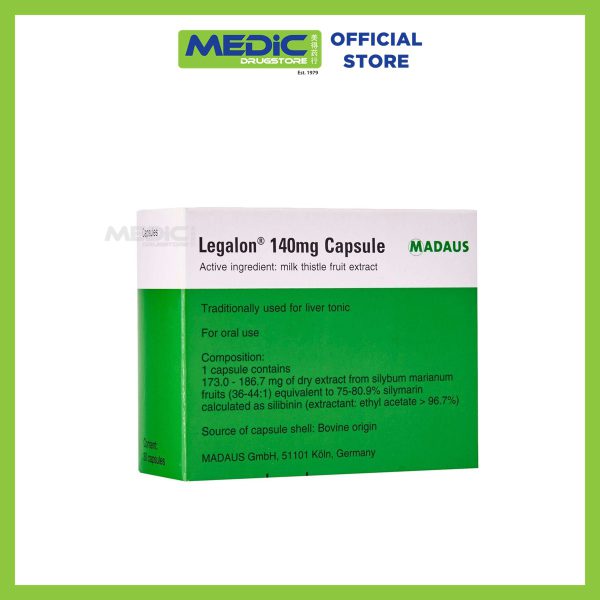 Madaus Legalon 140Mg Capsule 30s