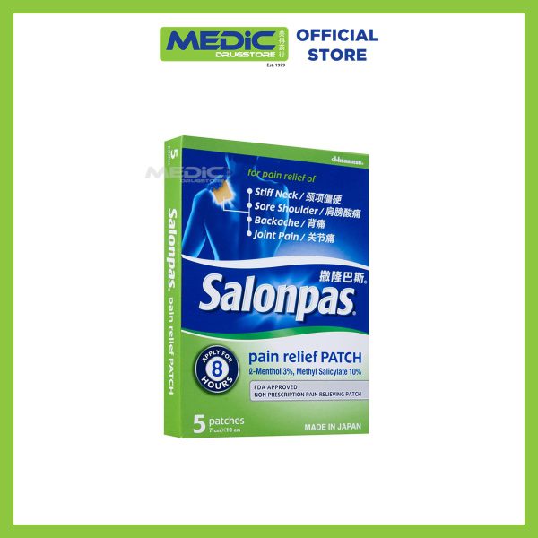 Salonpas Comfort Stretch Pain Relief Patch Minty Scent 5S