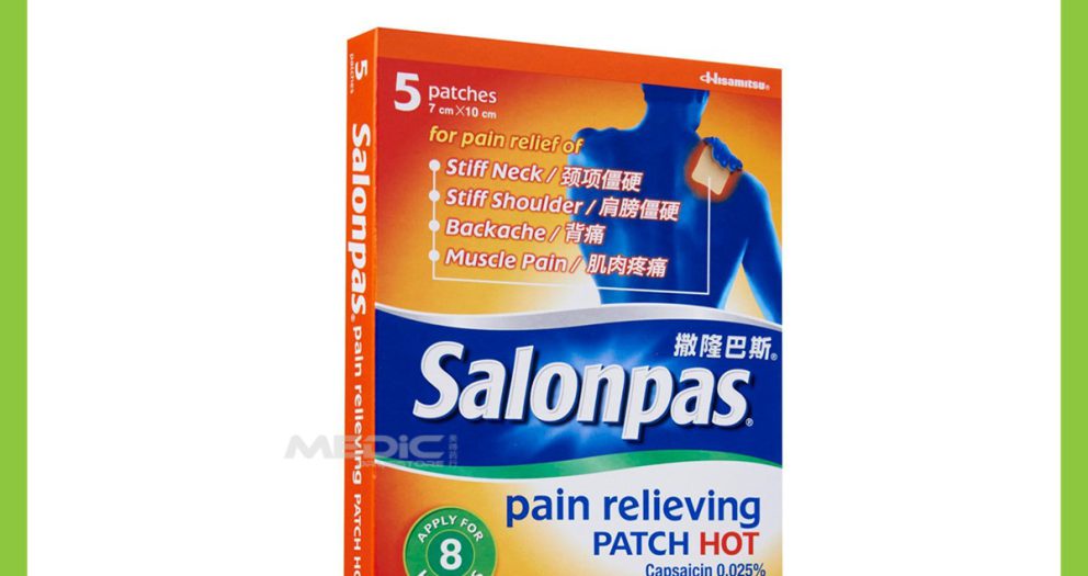 Salonpas Pain Relieving Patch Hot 5S