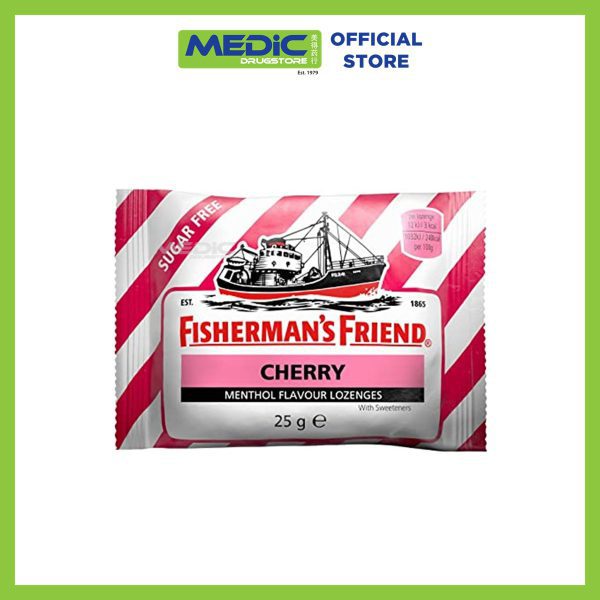 Fishermans Friend Sugar Free Cherry Menthol Flavour Lozenges
