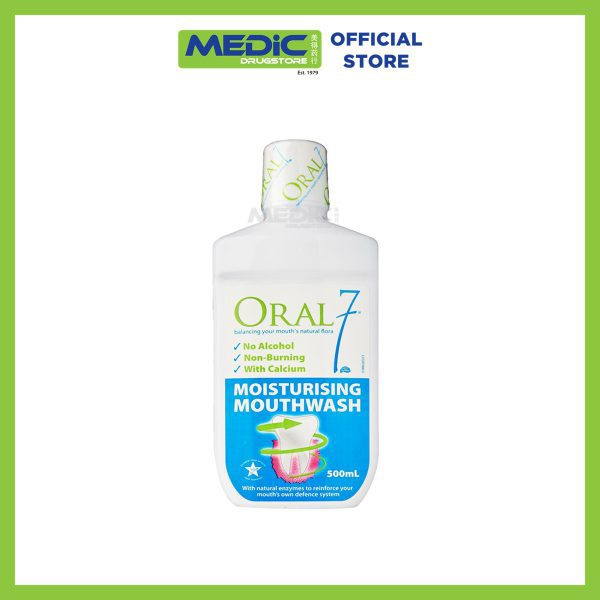 Oral7 Moisturising Mouthwash 500Ml