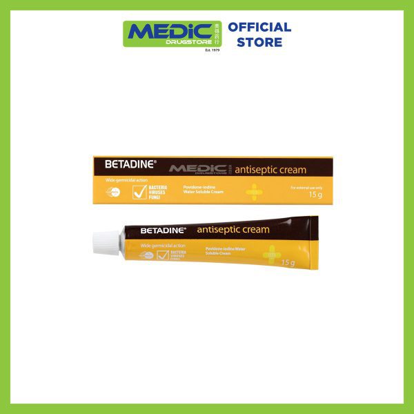 Betadine Antiseptic Cream 5% 15G
