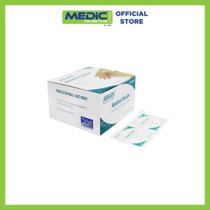 ASSURE Alcohol Swab Large Sterile 4Cmx4Cm 2Ply 200Pcs/Box