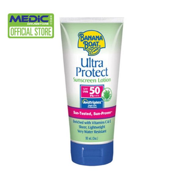 Banana Boat Ultra Protect Sunscreen Lotion Spf50 90ml