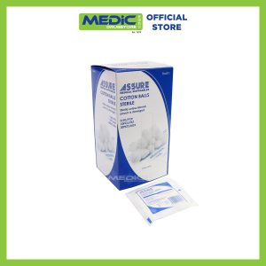 Assure Sterile Cotton Balls 10 packs x 20s Case