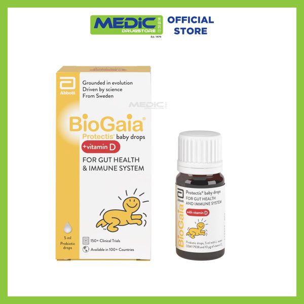 Biogaia Protectis Baby Drops With Vitamin D 5Ml