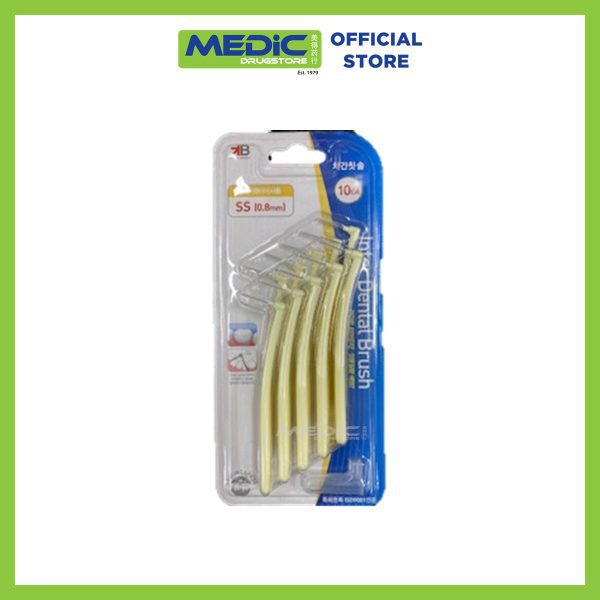 Korea Brush Inter Dental Brush 0.8mm 10s