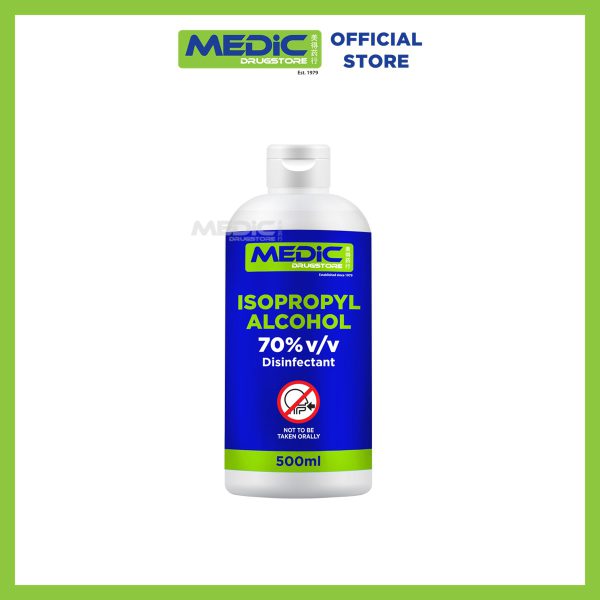 Medic Drugstore Isopropyl Alcohol 70% v/v Disinfectant 500ML