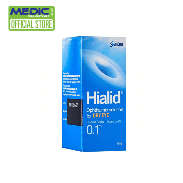 Santen Hialid 0.1 Ophthalmic Solution Eye Drop 5ml
