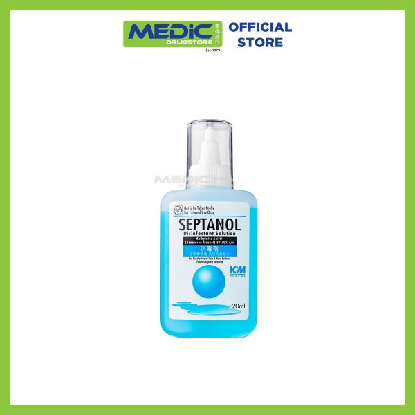 ICM Pharma Septanol Disinfectant Solution 120Ml