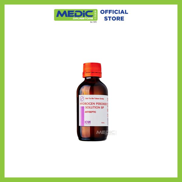 ICM Pharma Hydrogen Peroxide Solution Bp 100Ml