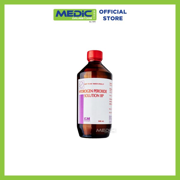 ICM Pharma Hydrogen Peroxide Solution Bp 500Ml