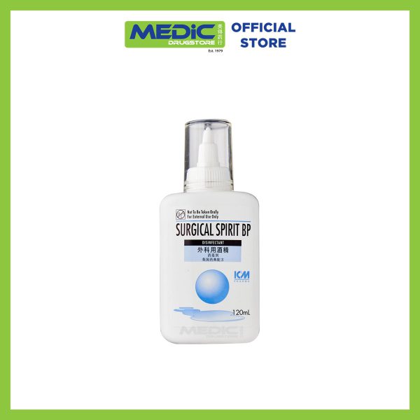 ICM Pharma Surgical Spirit Bp Disinfectant 120Ml