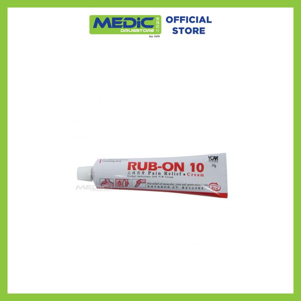 ICM Pharma Rub-On 10 Relief Cream 30g