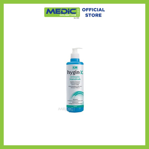 ICM Pharma Hygin-X Antiseptic Handrub Rinseless 500ML