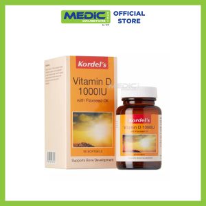 Kordel's Vitamin D 1000IU + Flaxseed Oil 90's