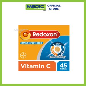 Redoxon Triple Action Orange Effervescent Tablets 45s