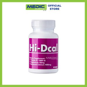 Hi-Dcal Calcium + Vitamin D3 1000Iu 60s