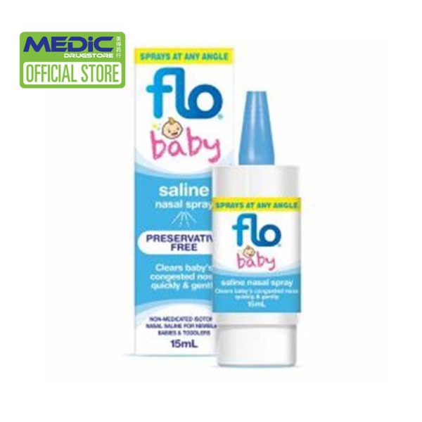 FLO Baby Saline Nasal Spray 15ml