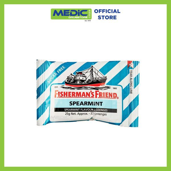 Fisherman's Friend Sugar Free Spearmint Flavour Lozenges 25g