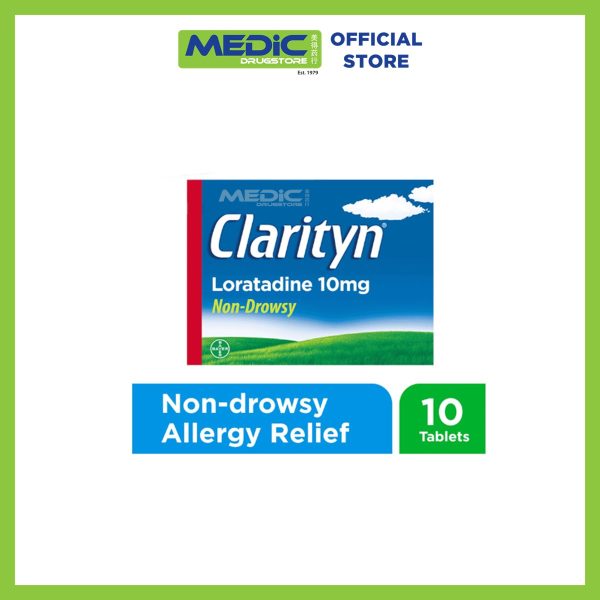 Clarityn Non-Drowsy Allergy Relief 24H Tablets 10S