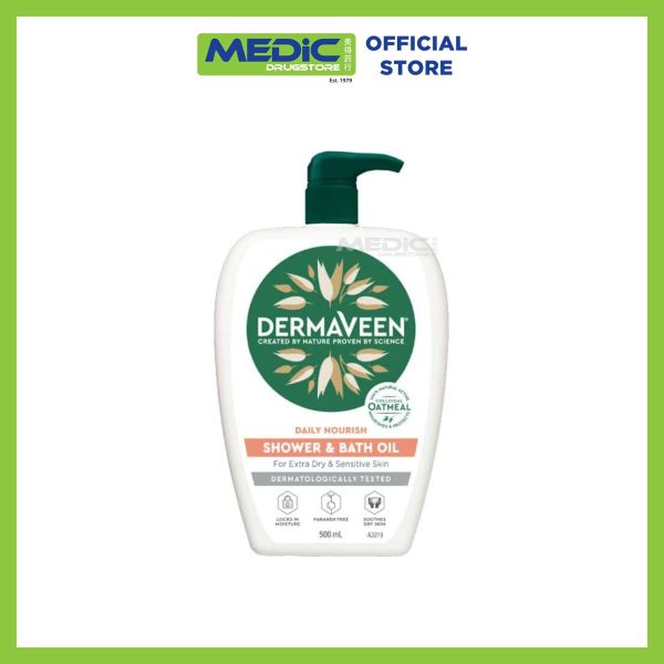 Dermaveen Shower & Bath Oil 500ml