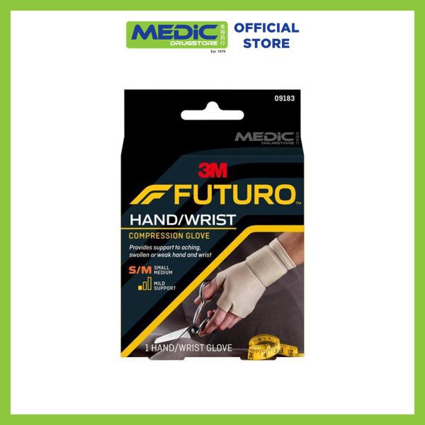 3M Futuro Hand/Wrist Compression Glove S/M 1pc