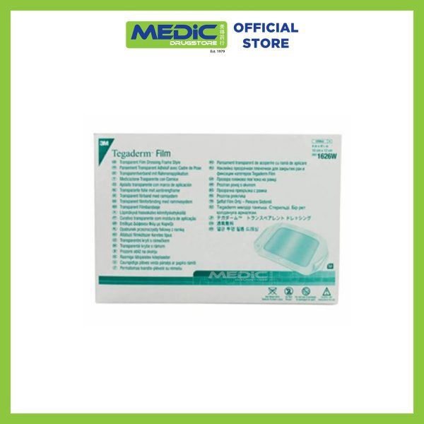 3M Tegaderm Film Ref 1626W 10x12cm
