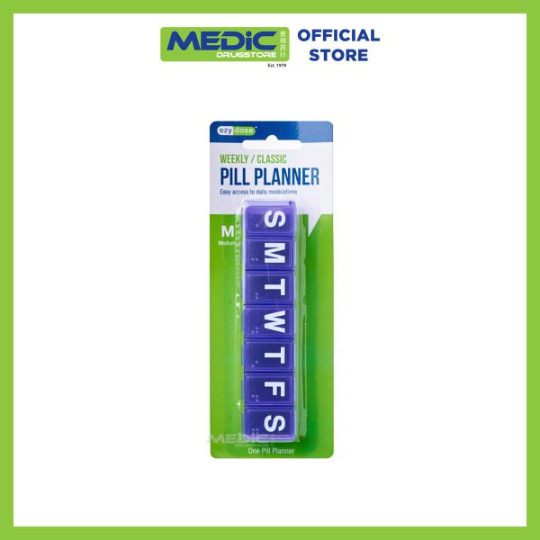 Ezy Dose Weekly Classic Pill Planner (M)