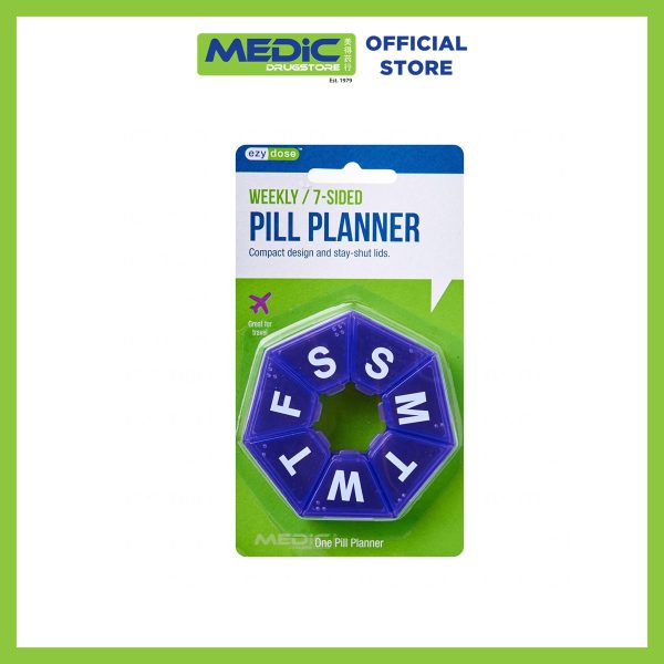 Ezy Dose Weekly 7- Sided Pill Planner
