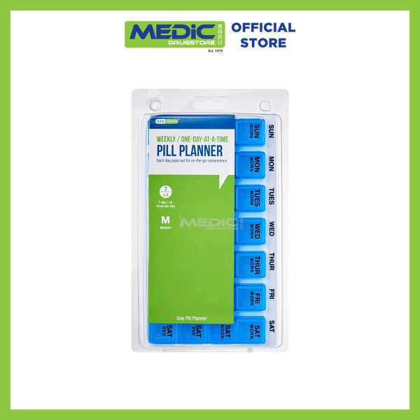 Ezy Dose Weekly One-Day-At-A-Time Pill Planner
