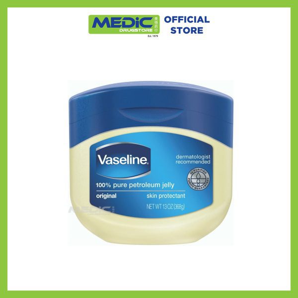 Vaseline 100% White Petrolatum Skin Protectant Healing Jelly 368g