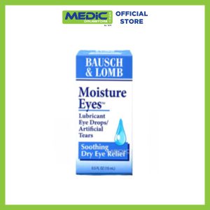 Bausch and Lomb Moisture Eyes - Lubricant Eye Drops / Artificial Tears 15ml