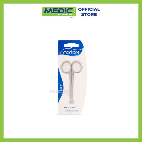 Manicare Nasal Scissors (Rounded Tip & Edges)