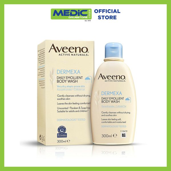Aveeno Dermexa Daily Emollient Body Wash 300ml