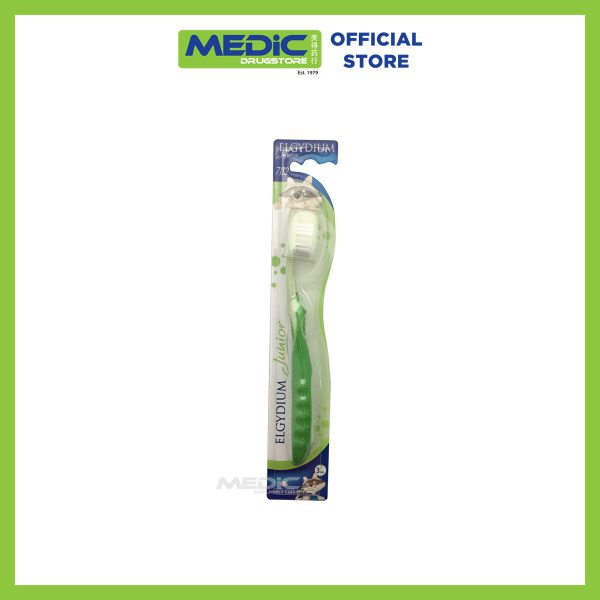 ELGYDIUM Junior (7 - 12 Yrs) - Green Toothbrush