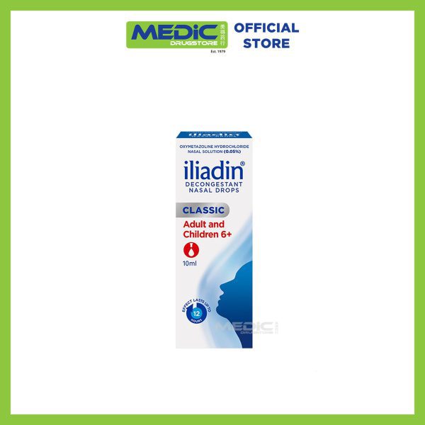 Iliadin Adult/Children6+ Drop 0.05-Percent 10Ml