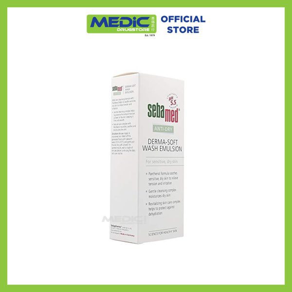 Sebamed Anti-Dry Derma-Soft Wash Emulsion 200ml