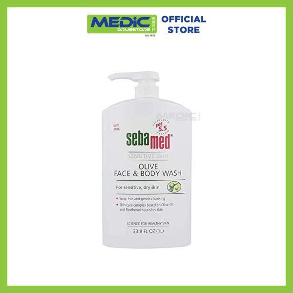 Sebamed Olive Face And Body Wash 1l