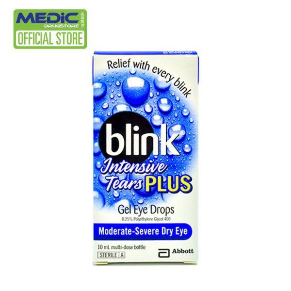 blink Intensive Tears Plus Gel Eye Drops 10ml