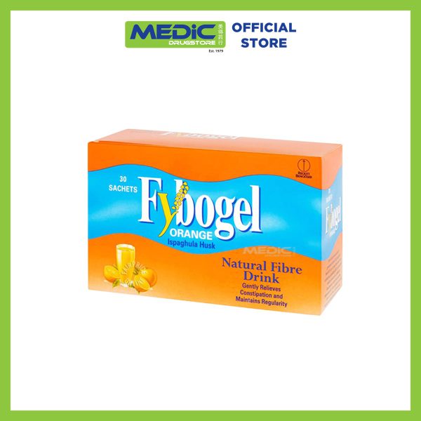 Fybogel Orange Natural Fibre Drink 30s