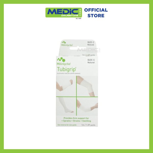 Tubigrip Elasticated Support Bandage Size C Beige 1M